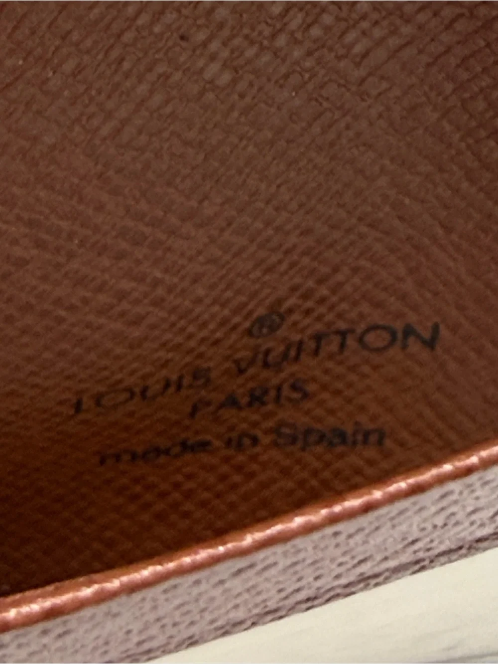 Louis Vuitton Monogram ID Card Case Holder Wallet Canvas Mint! CA1905 Vtg 1995